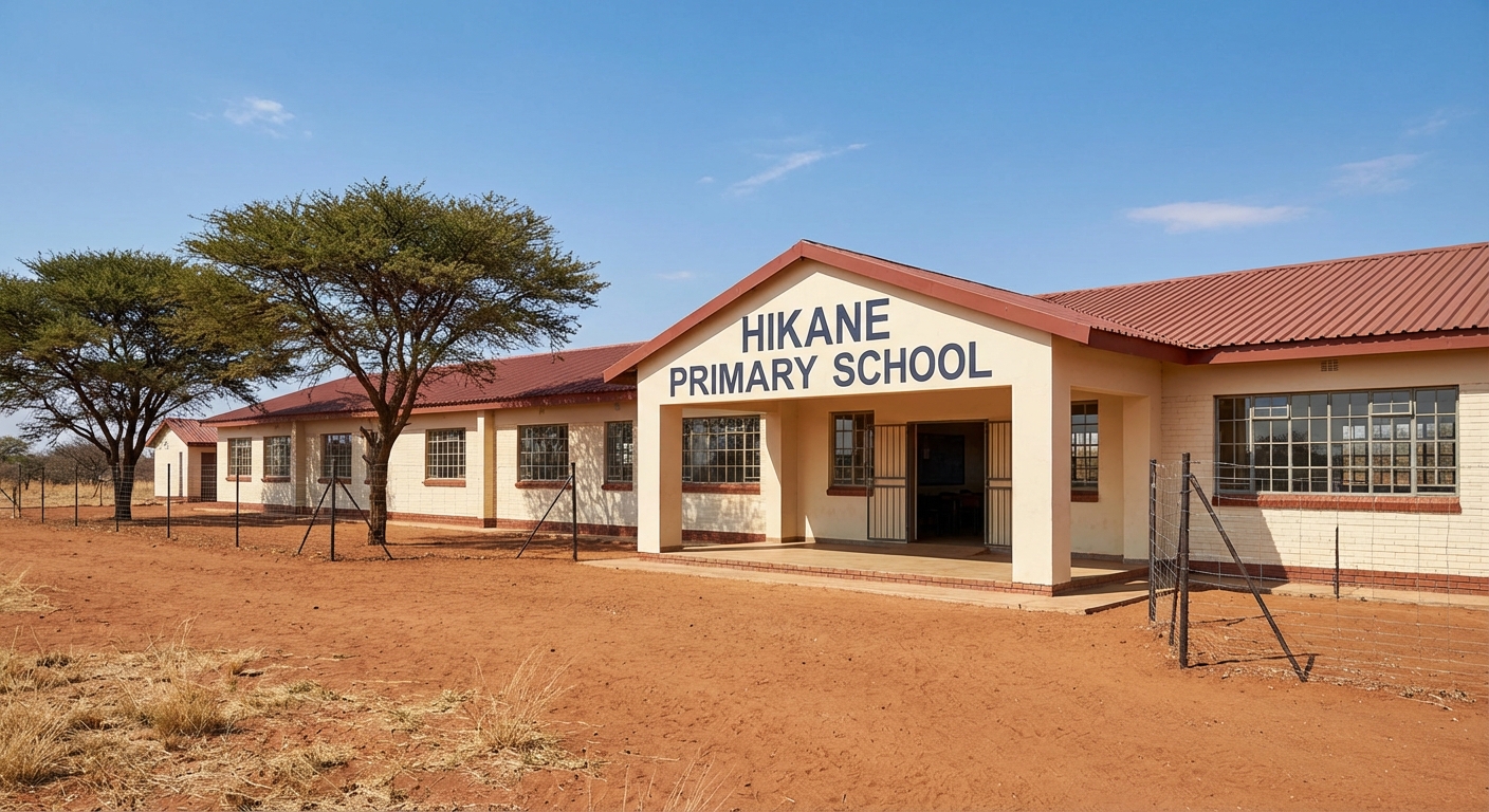Hikane Primary School main building and grounds