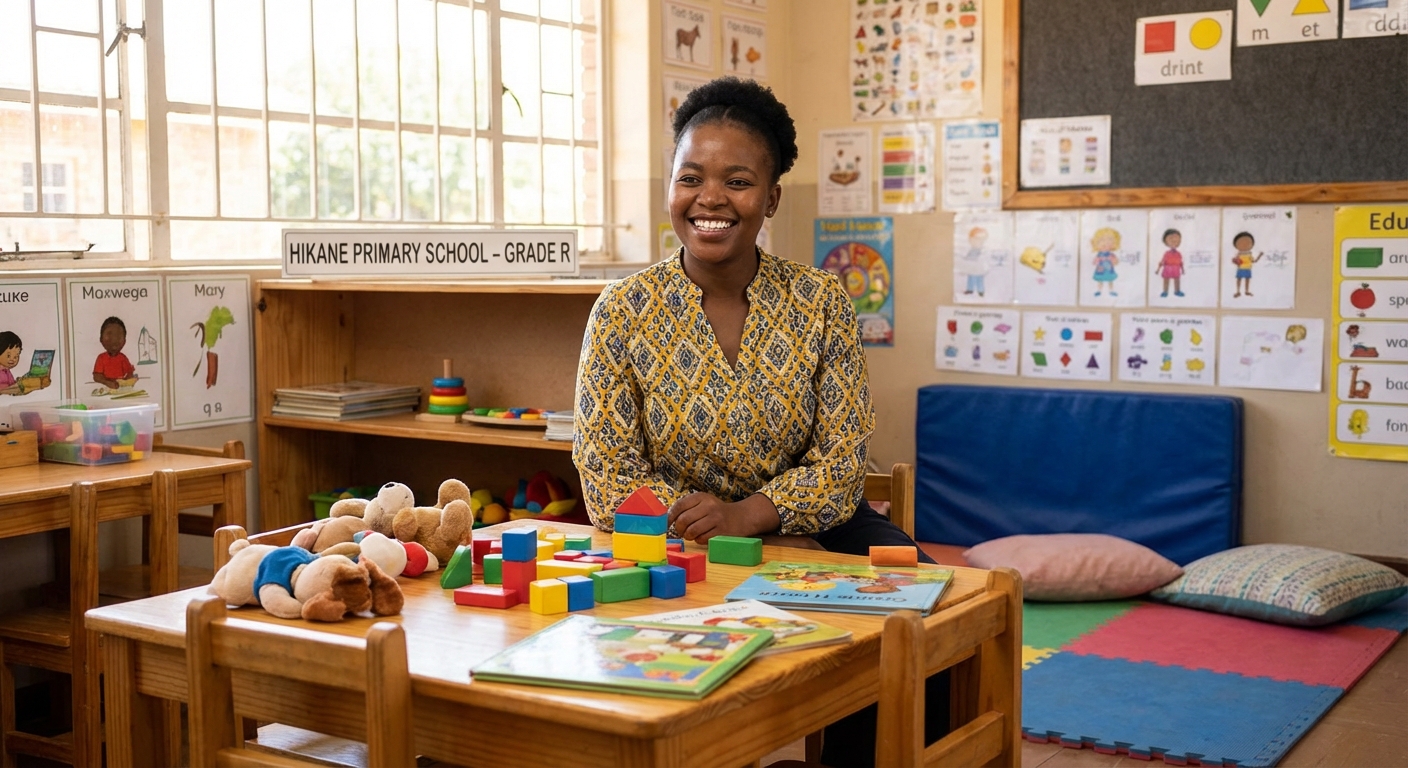 Grade R educator at Hikane Primary School